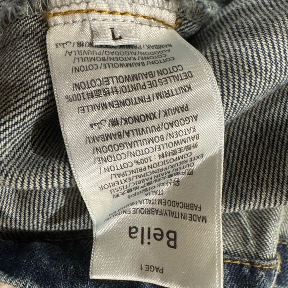 Fashion cropped Jean jacket . Women’s. NWT. Sz. Large. - Picture 8 of 8